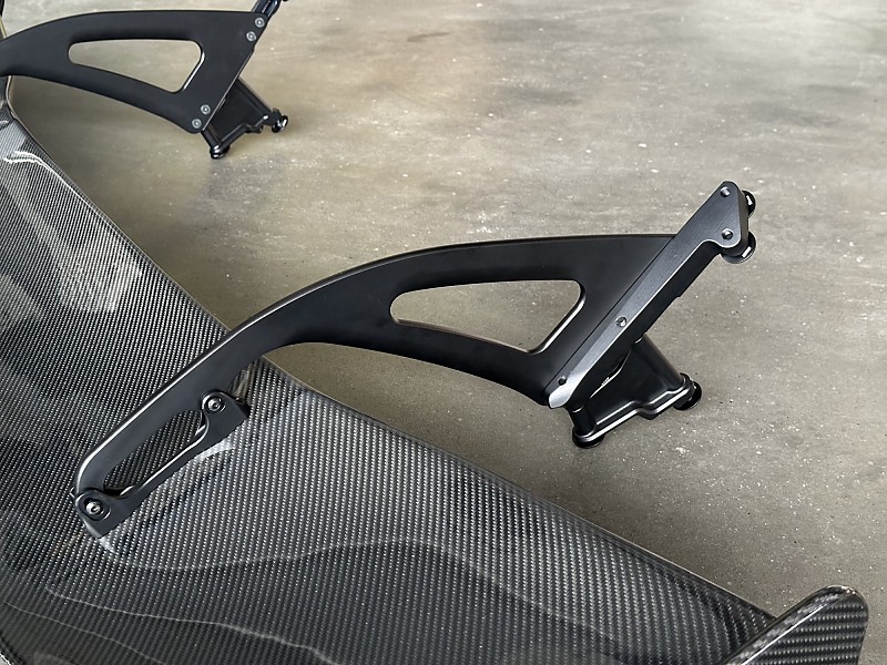 Lotus Emira carbon swan neck rear wing  JUBU Performance 